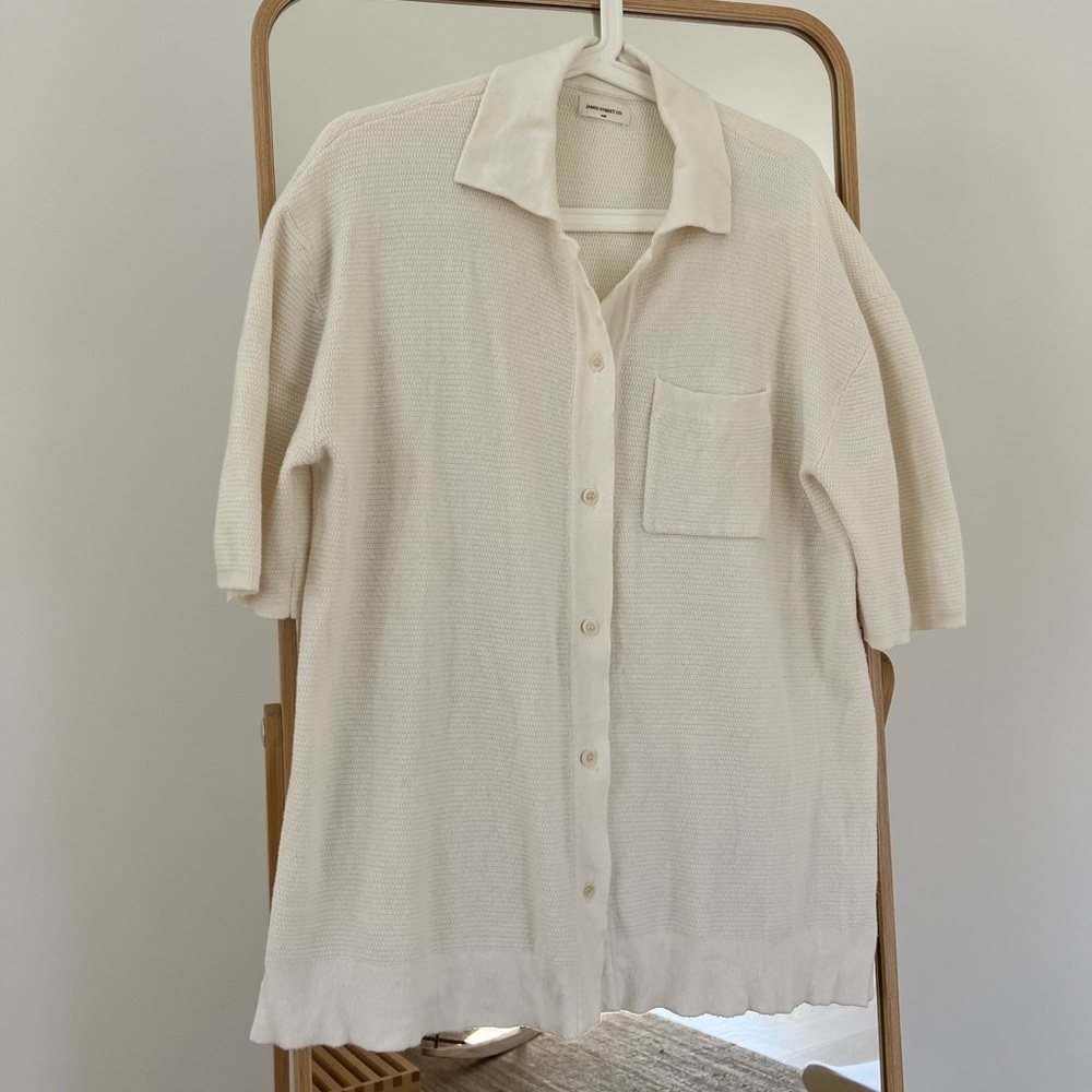 James Street Co. Unisex Knit Button Up - Picture 3 of 5